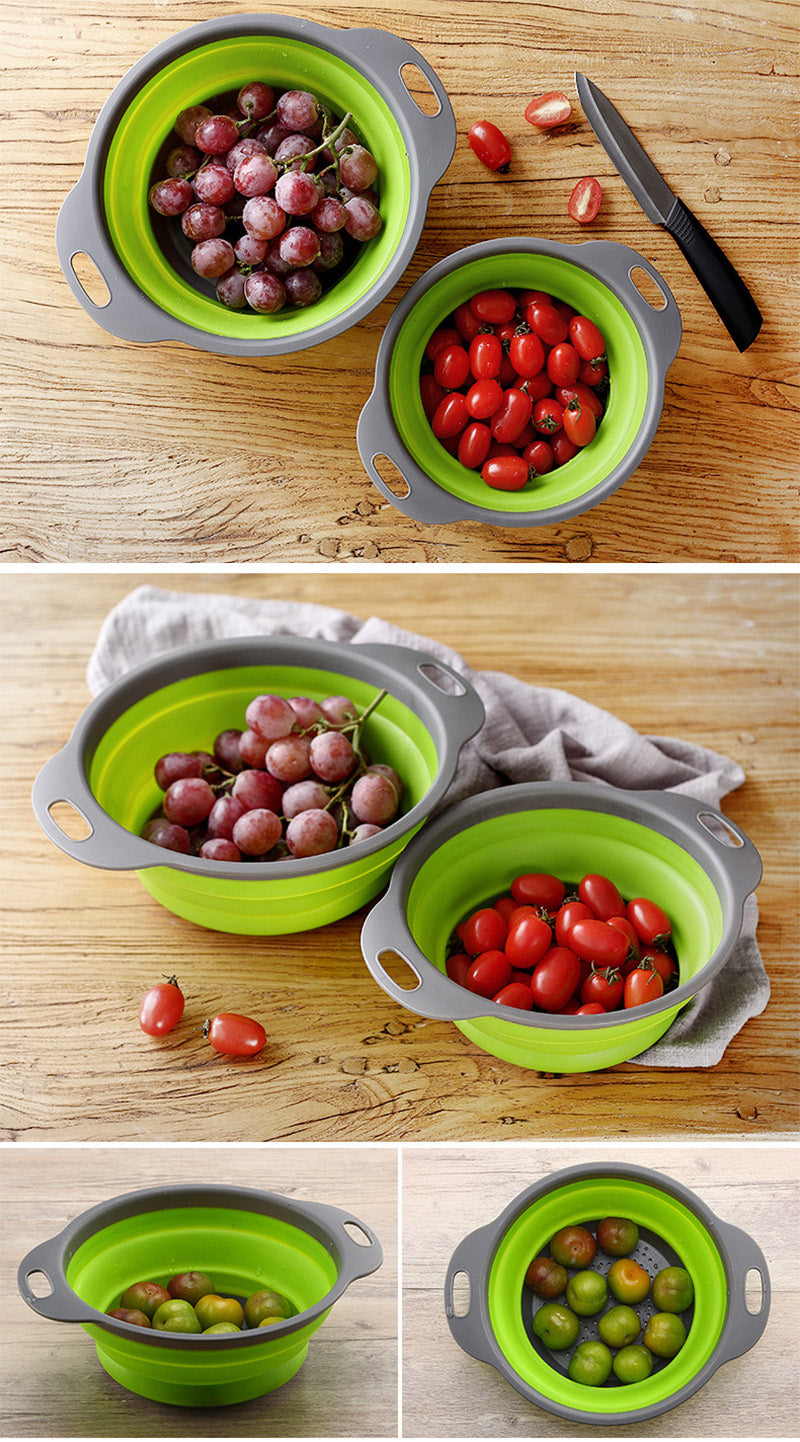 Collapsible Silicone Colander