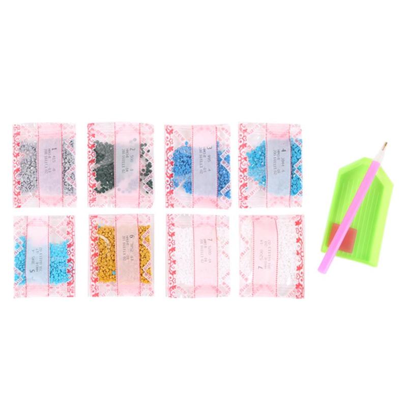 Diamond Painting Leather Glasses Case