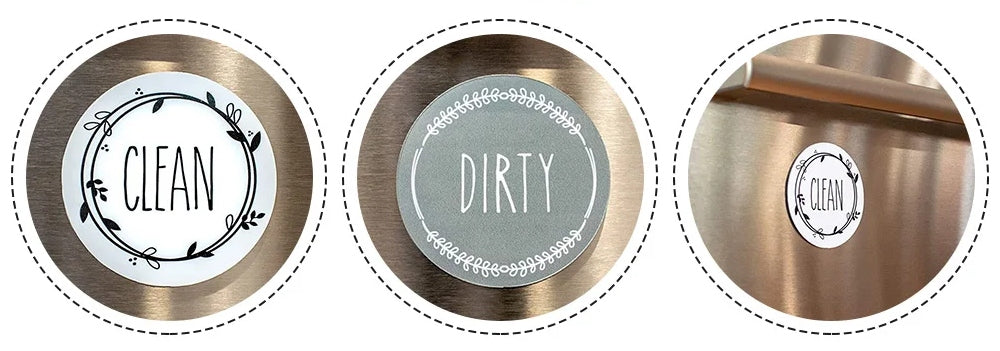 Dishwasher Magnetic Indicator Clean / Dirty