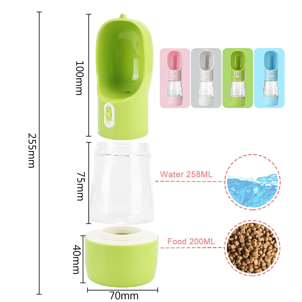 Dog Travel Water & Food Bottle