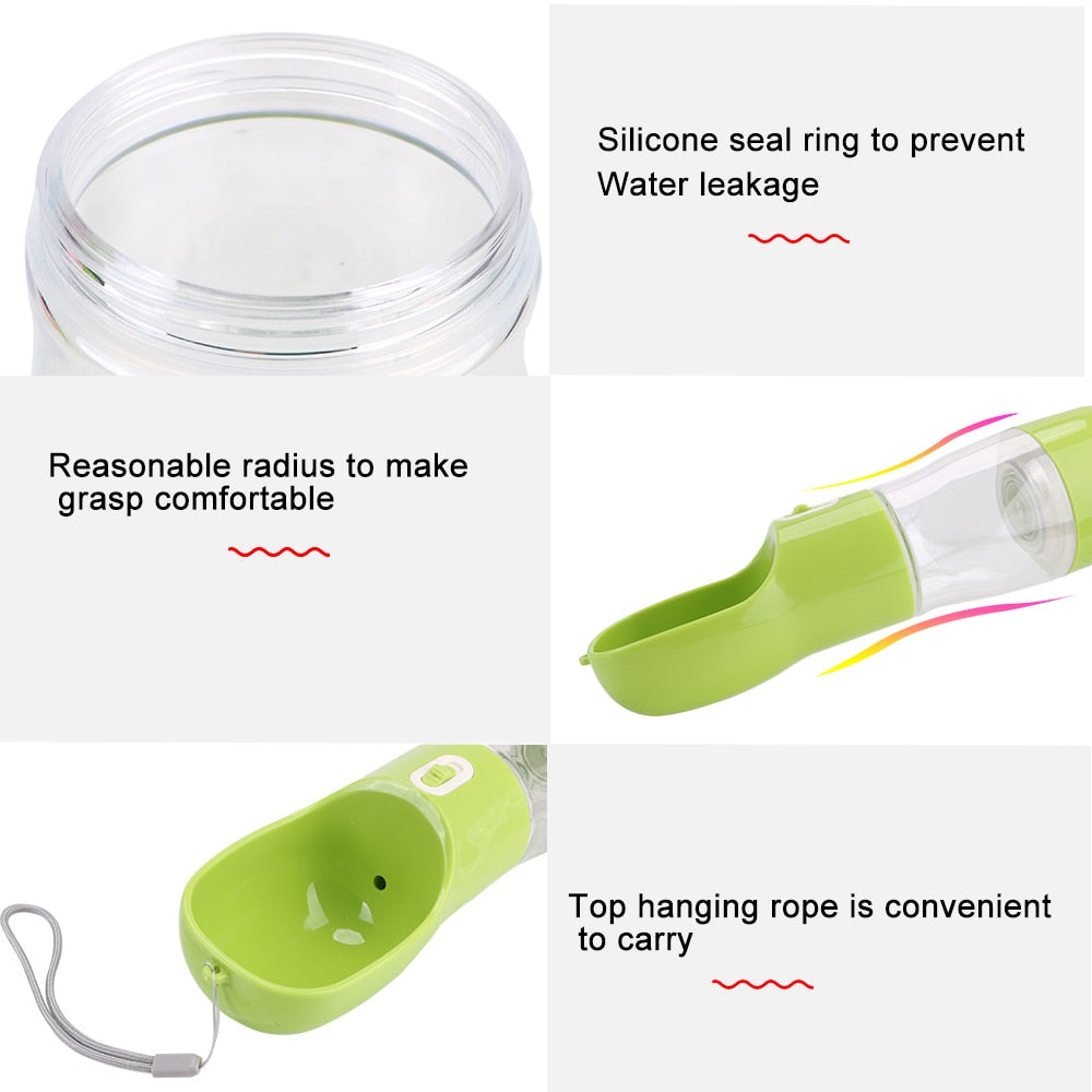 Dog Travel Water & Food Bottle