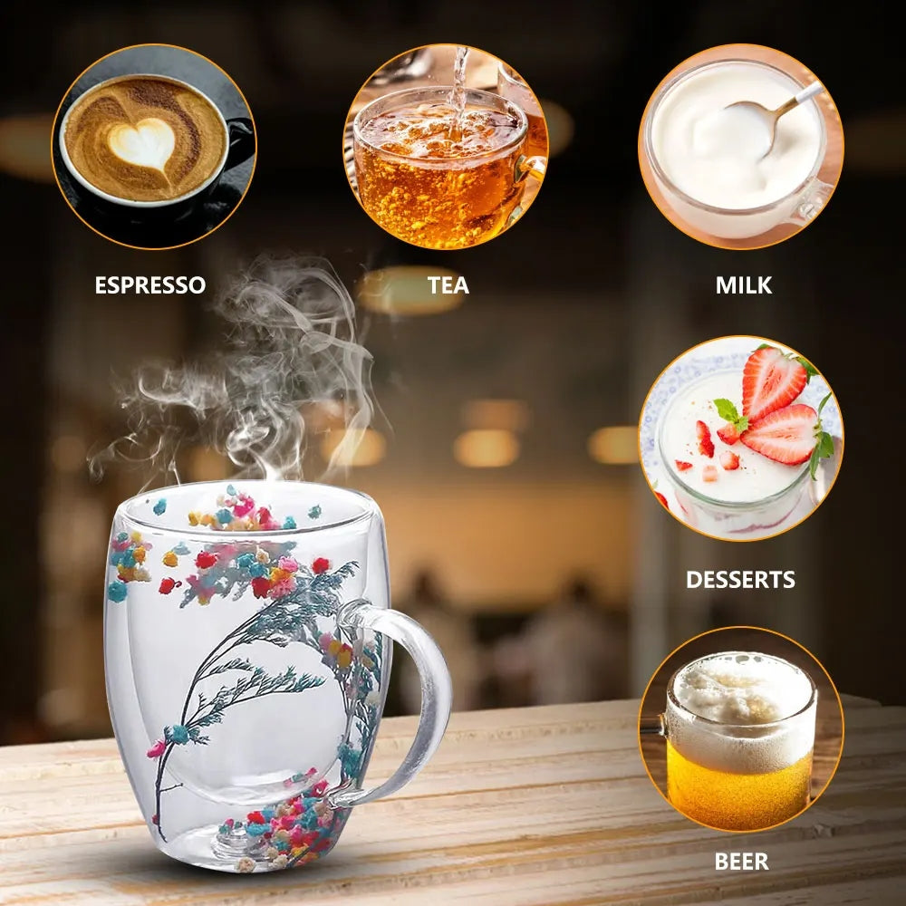 Double Wall Glass Mug