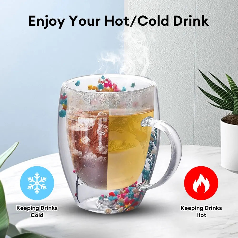 Double Wall Glass Mug