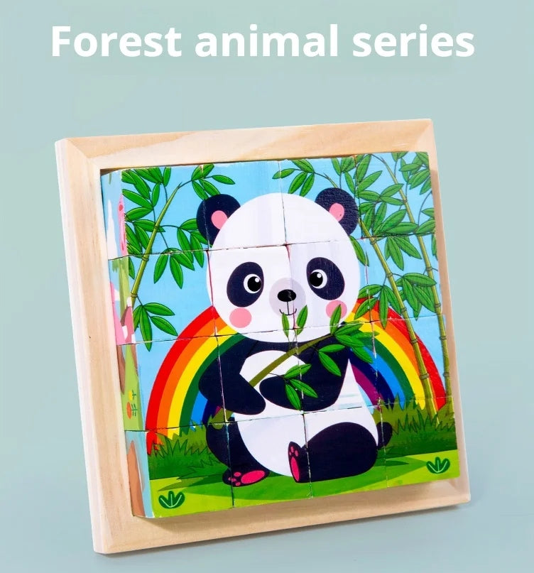 Educational Wooden Block Puzzle