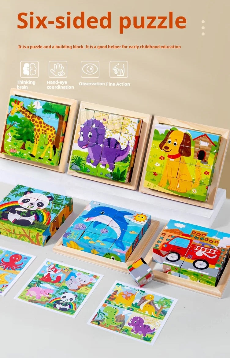 Educational Wooden Block Puzzle