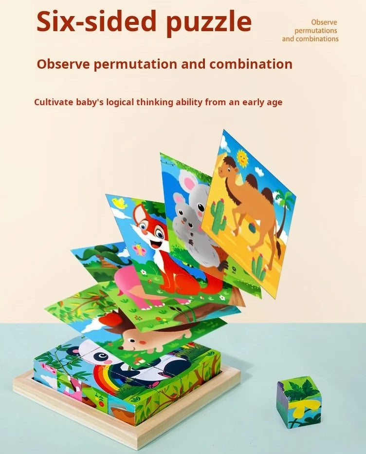 Educational Wooden Block Puzzle