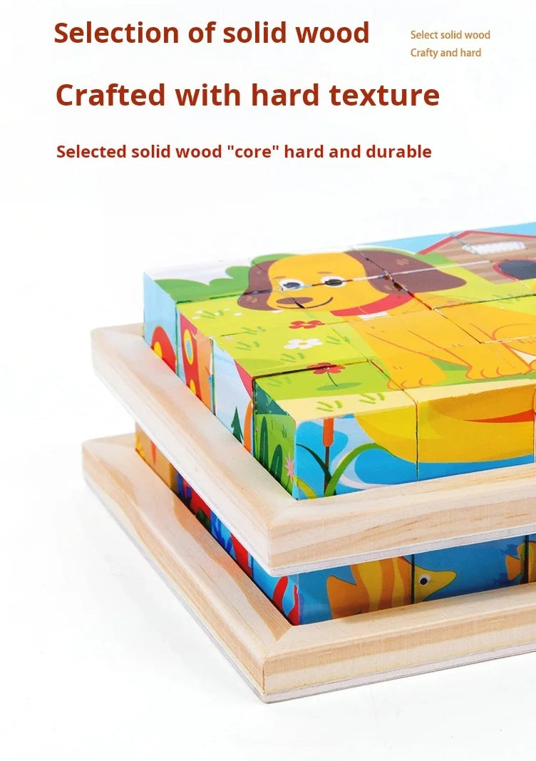 Educational Wooden Block Puzzle