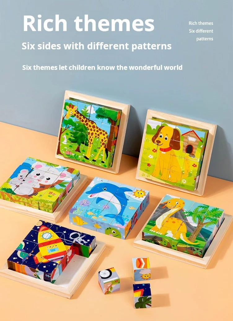 Educational Wooden Block Puzzle