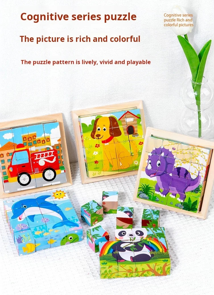 Educational Wooden Block Puzzle