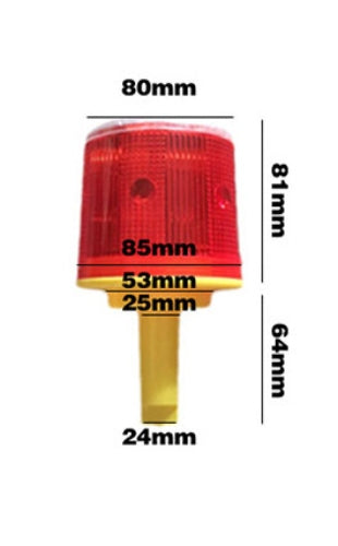 Emergency Warning Solar Light