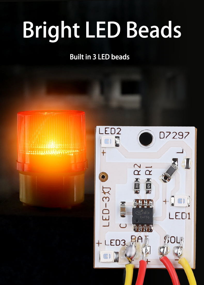 Emergency Warning Solar Light