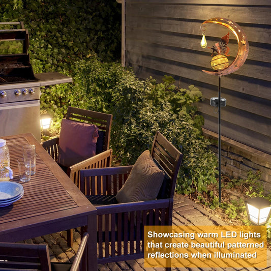 Fairy Moon Solar Light Garden Ornament