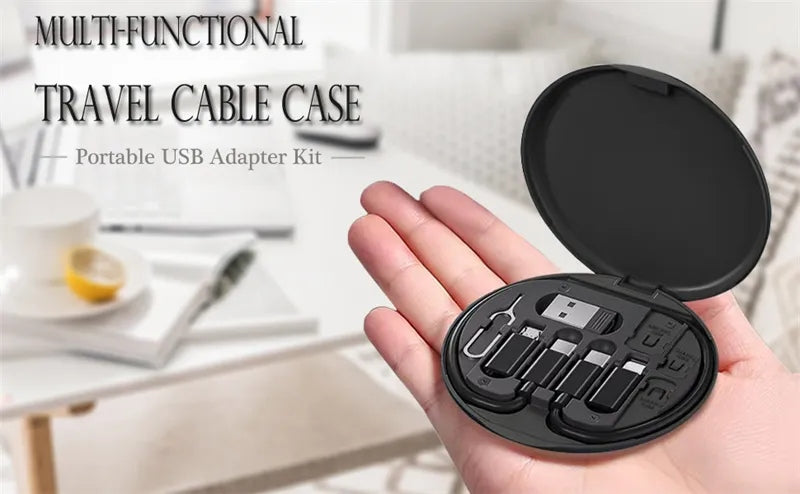 Fast Charging 60W Cable Set with Storage Box
