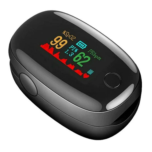 Finger Pulse Oximeter Monitor with Bag