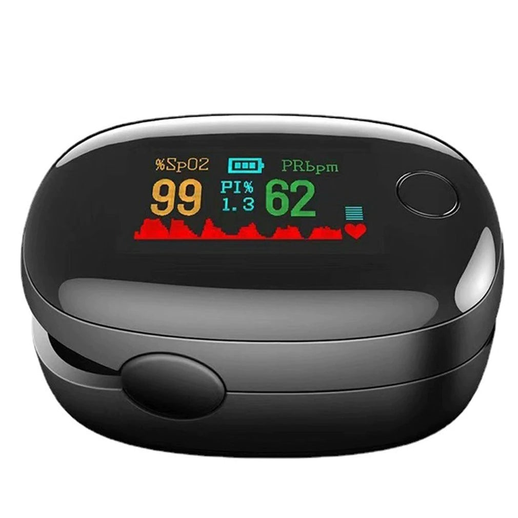 Finger Pulse Oximeter Monitor with Bag