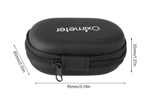 Finger Pulse Oximeter Monitor with Bag