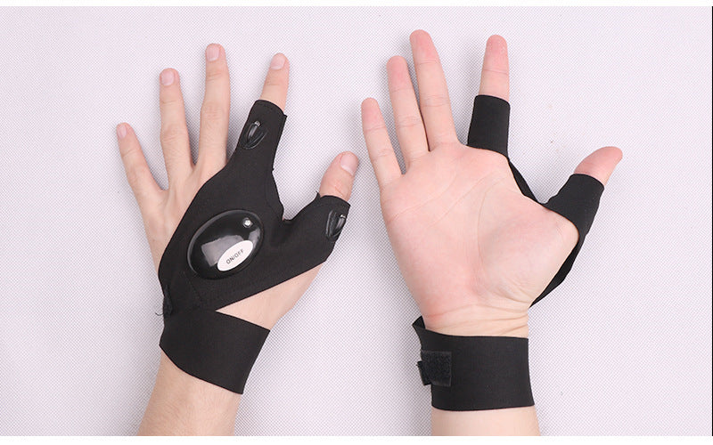 Fingerless Glove LED Flashlight