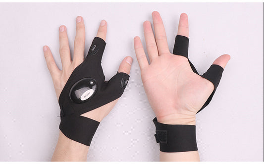 Fingerless Glove LED Flashlight