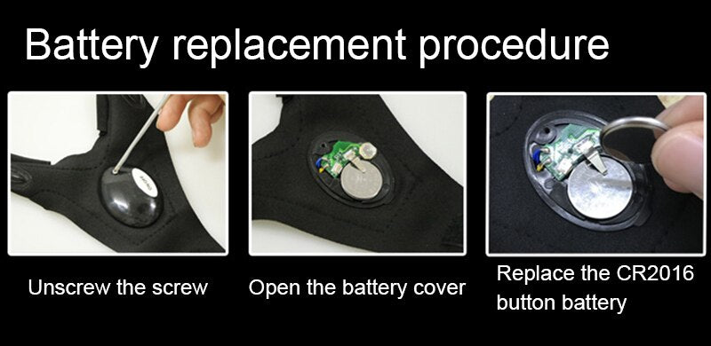 Fingerless Glove LED Flashlight
