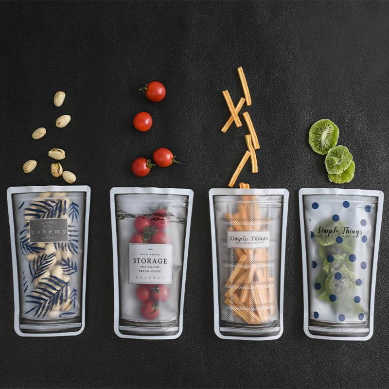 Reusable Food Snack Storage Bags - 4pk