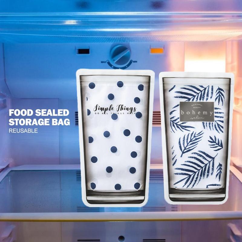 Reusable Food Snack Storage Bags - 4pk