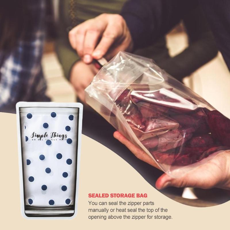 Reusable Food Snack Storage Bags - 4pk