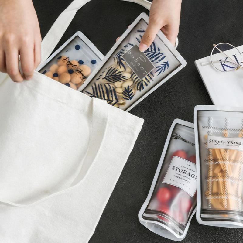 Reusable Food Snack Storage Bags - 4pk