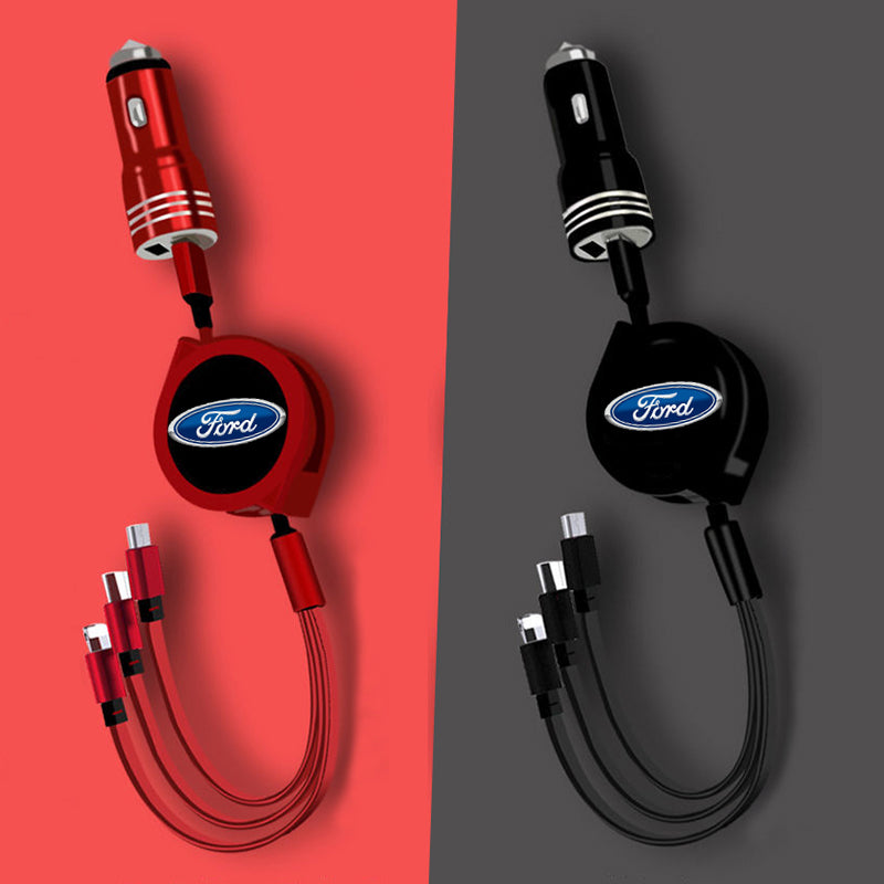 Ford USB 3 in 1 Car Charger