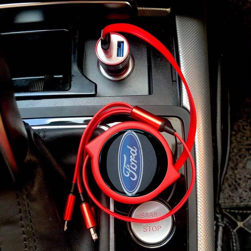 Ford USB 3 in 1 Car Charger