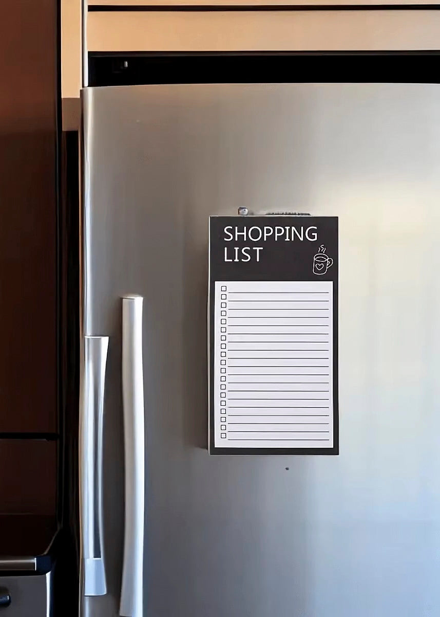 Fridge Magnet Shopping List Notepad