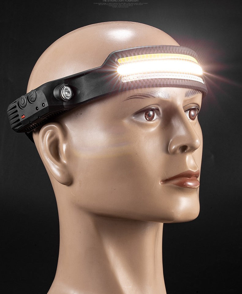 Headlamp COB LED Rechargeable - 2 Lights