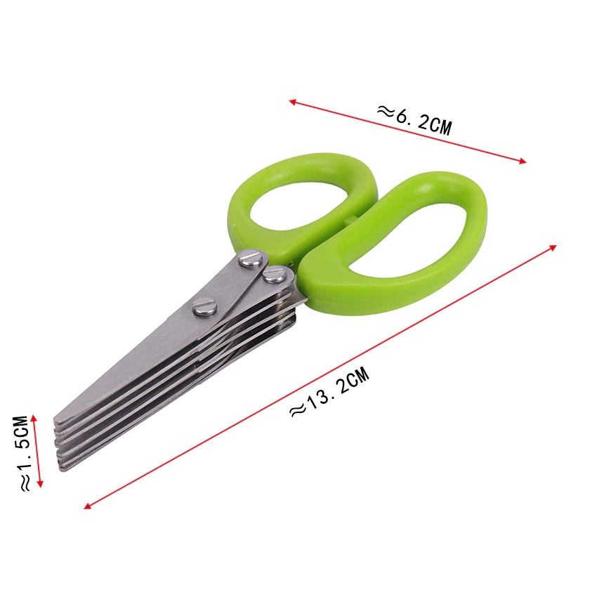 Herb Scissors - 5 Blades