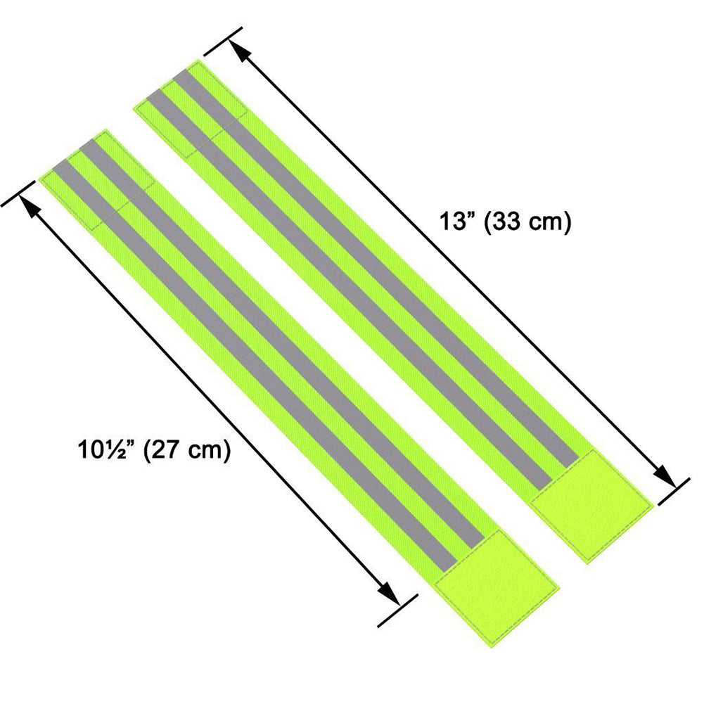 Hi Viz Double Reflective Bands - 2pk
