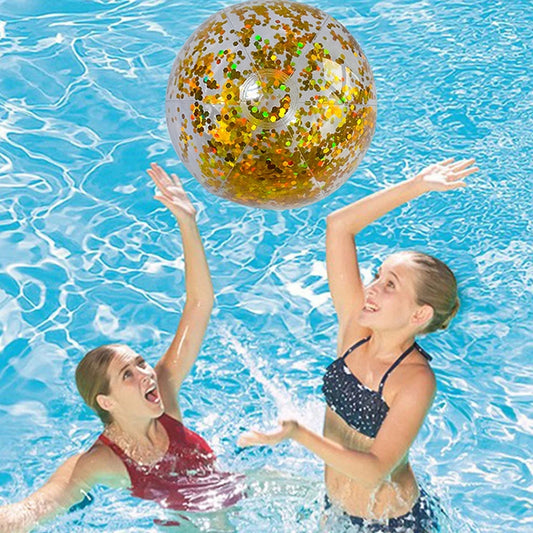 Inflatable Glitter Beach Ball