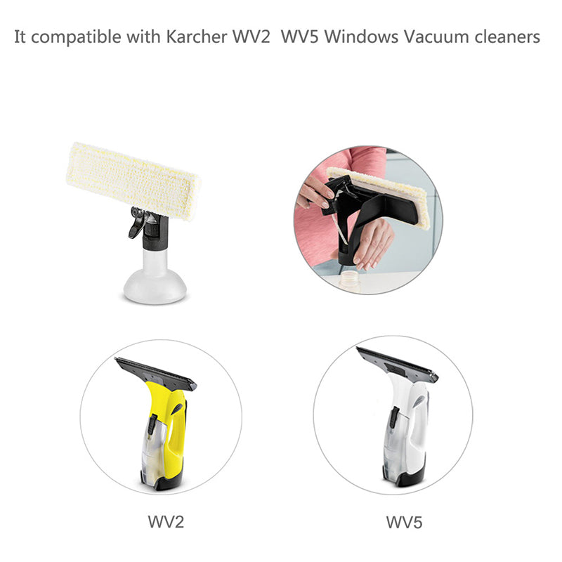 Karcher Window Microfibre Mop Pads 2pk