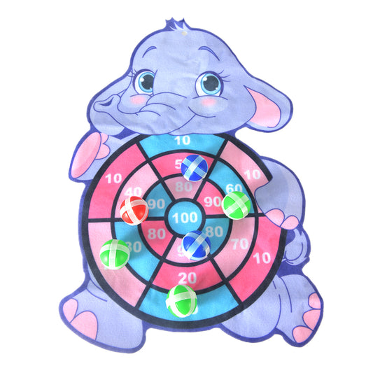 Dartboard with Sticky Balls