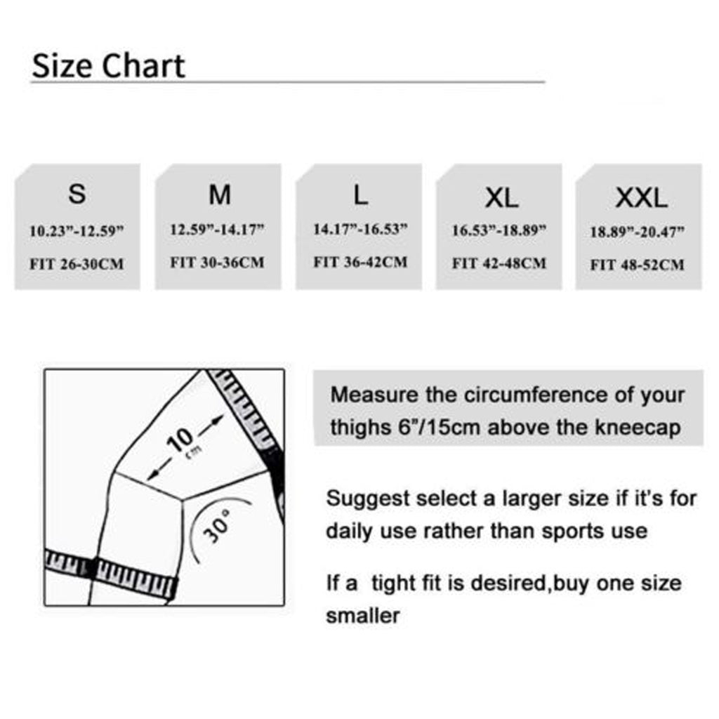 Knee Brace with Support Silicone Pad - Grey