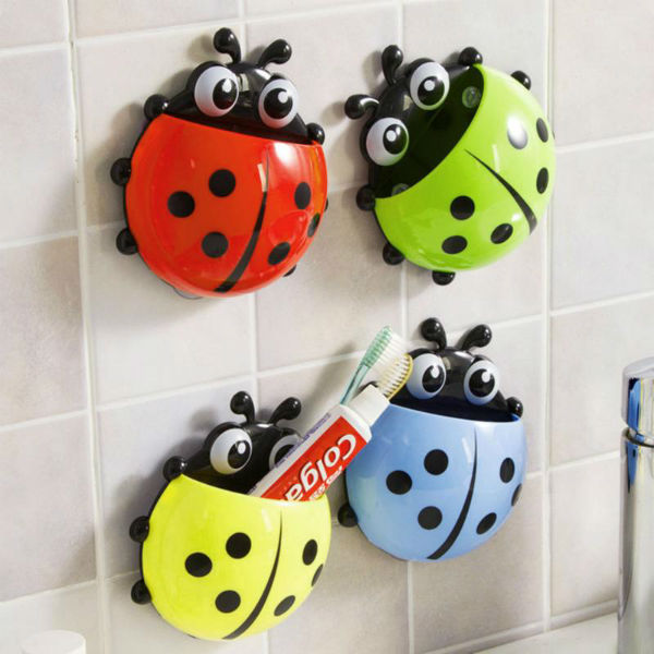 Ladybug Toothbrush Holder