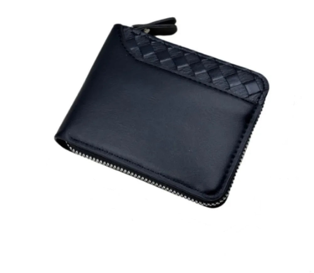 Leather Zipper Wallet