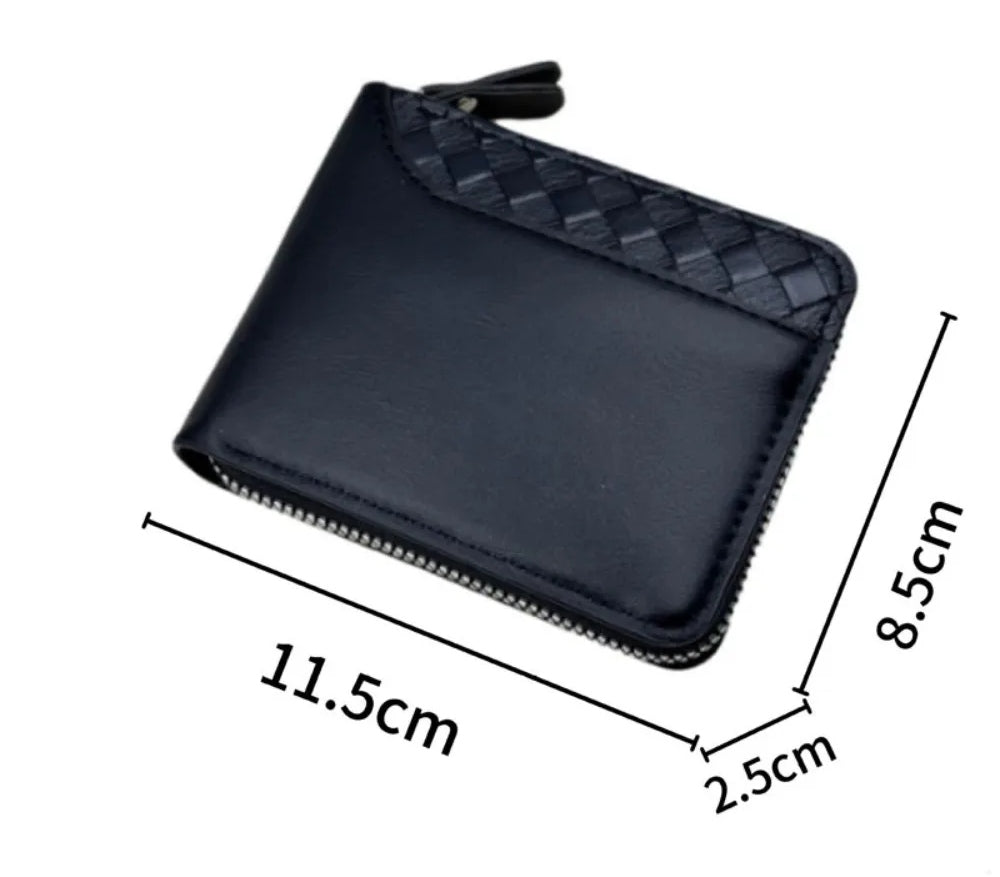 Leather Zipper Wallet