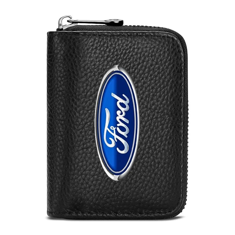 Leather Zipper Wallet