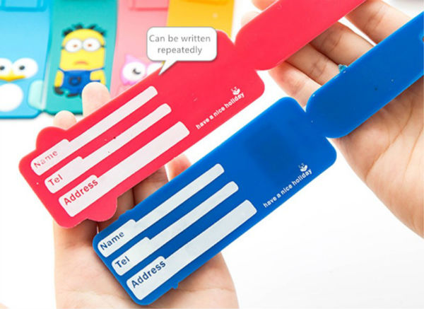 Cartoon Luggage Tags - 3pk