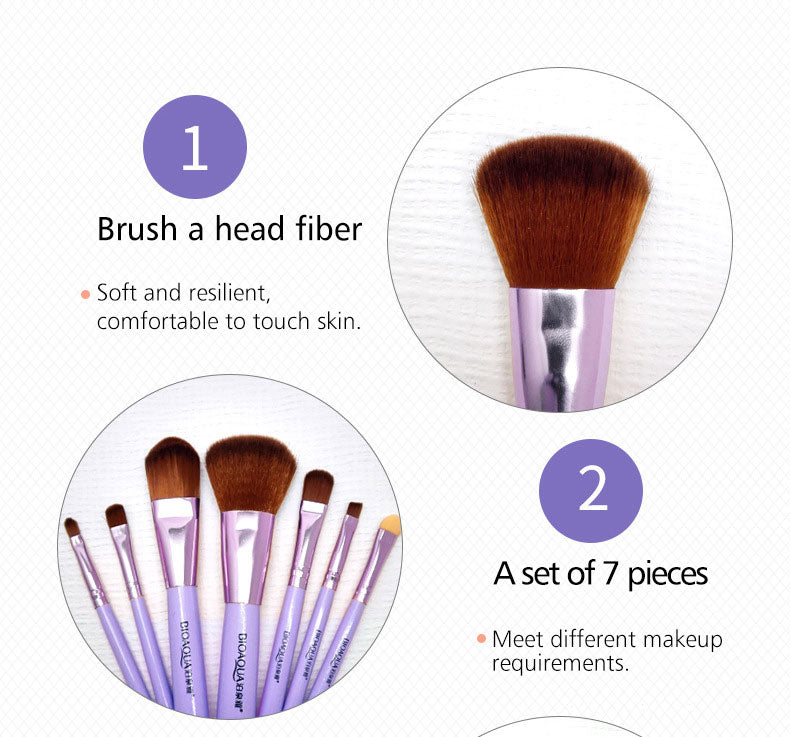 Makeup Brush Set 7pce