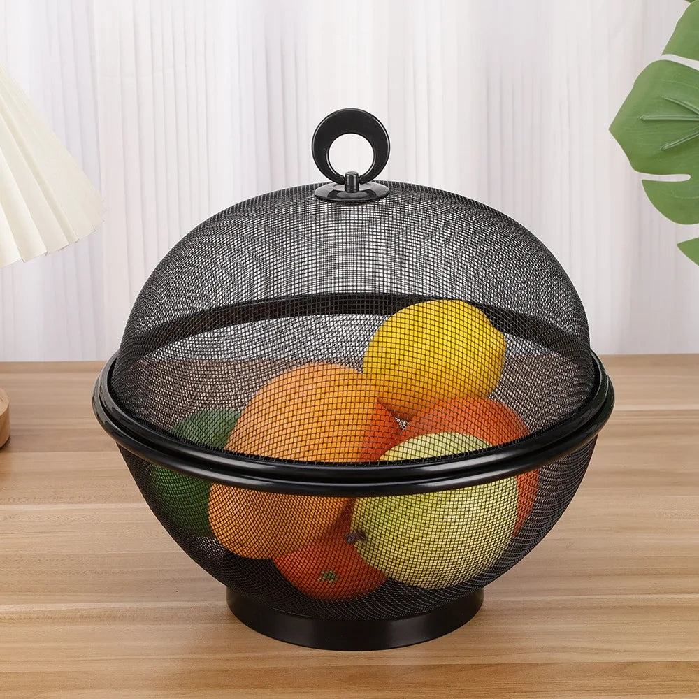 Mesh Fruit Basket with Lid