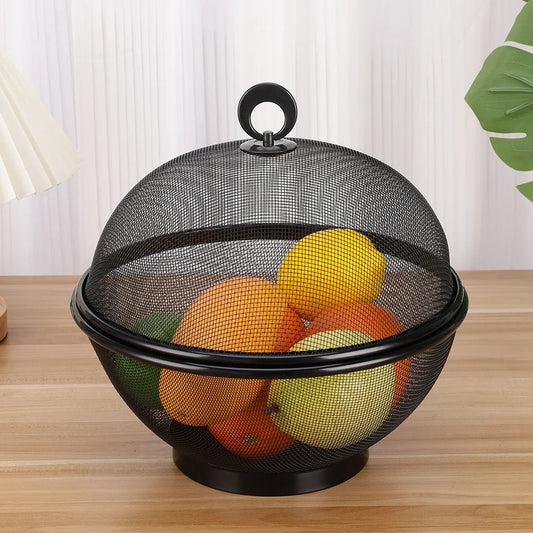 Mesh Fruit Basket with Lid