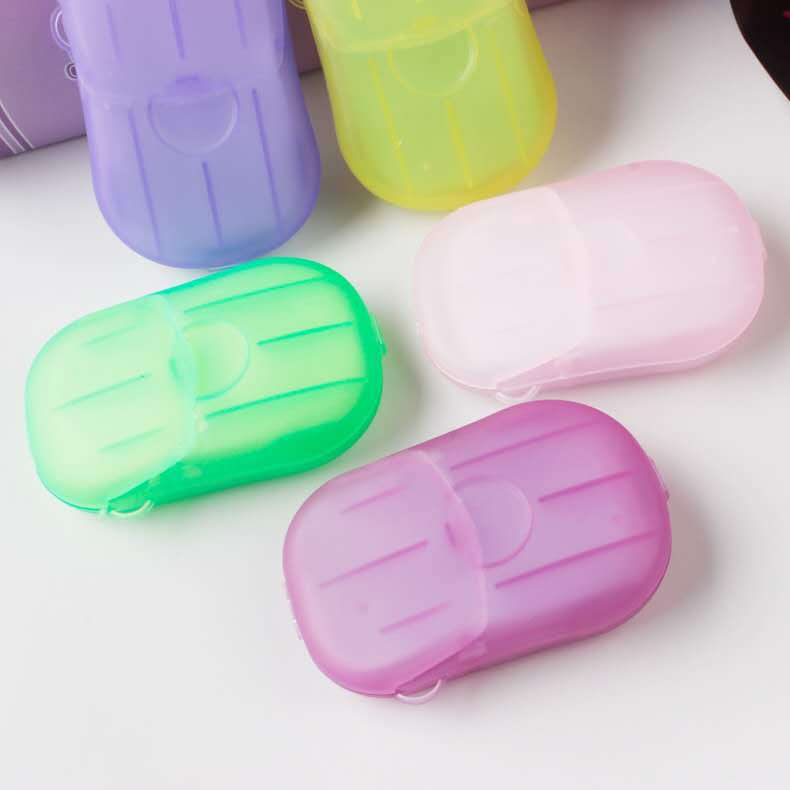 Wet Wipes Dissolvable Soap Paper & Dispenser - 2pk