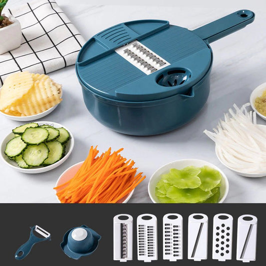 Multi Functional Vegetable Chopper 12pce