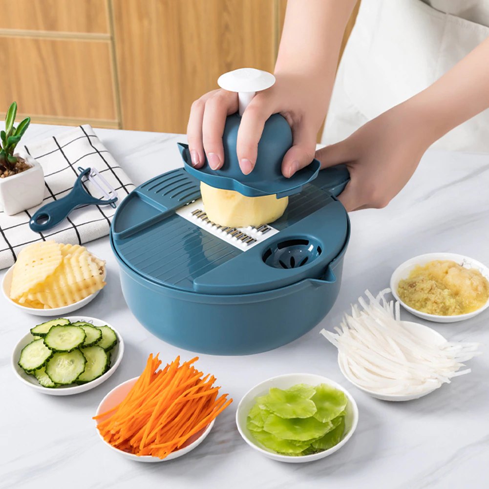 Multi Functional Vegetable Chopper 12pce