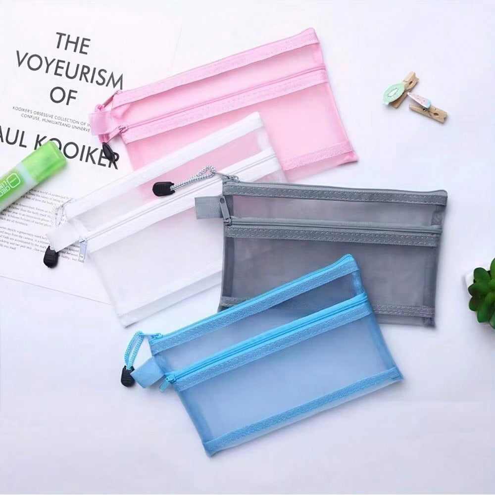 Pencil Case Filled with 12 Pencils & Sharpener