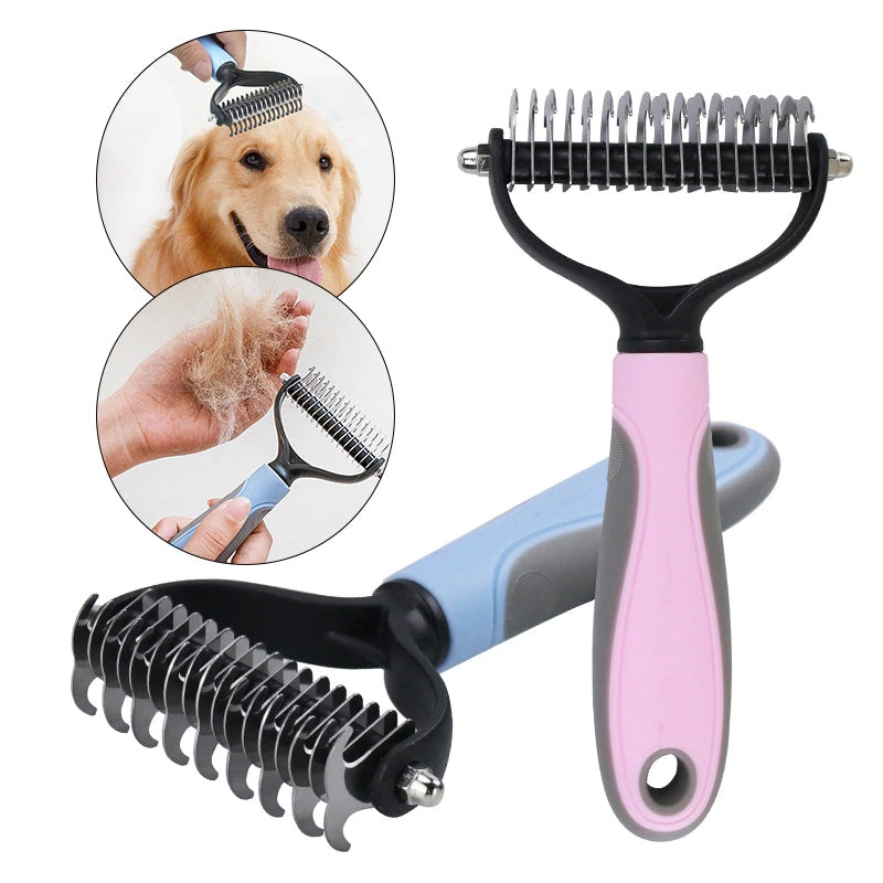 Pet Grooming De-Shedding Double Sided Comb